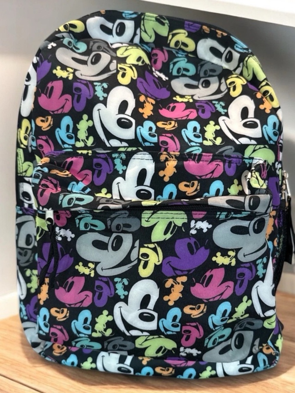 Disney Parks Neon Mickey Heads Pop Art  Style Backpack Mickey Mouse